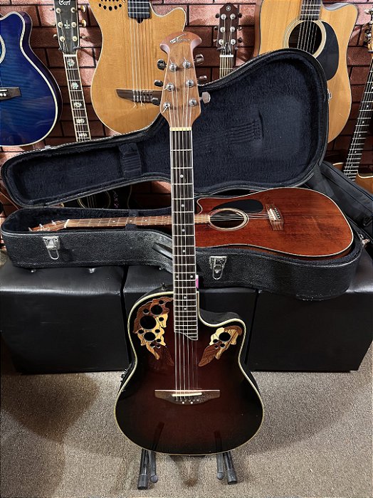 Violão Ovation Applause preamp phx regulado