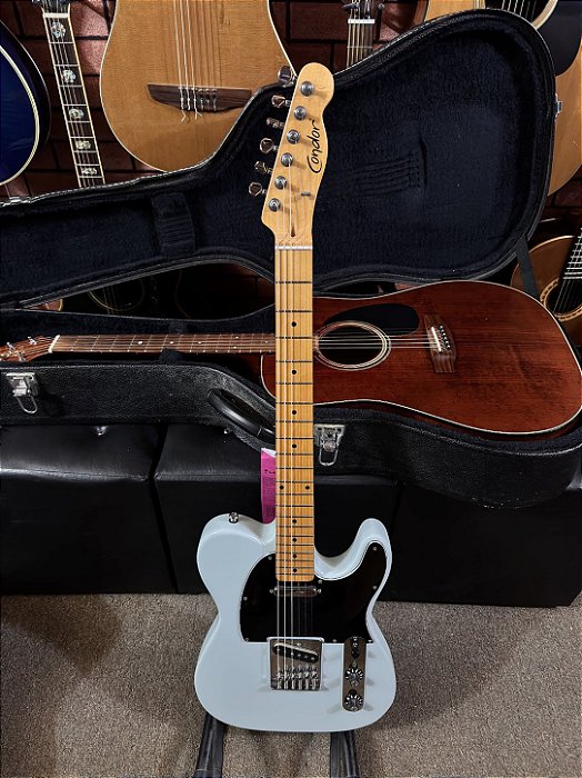 Guitarra telecaster Condor Ct-10 coreana regulada caps alnico