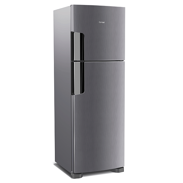 Geladeira Consul Frost Free Duplex 386 litros com Altura Flex cor Inox CRM44AK