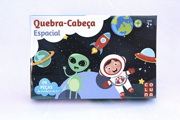 Quebra-Cabeça Espacial - 9 peças