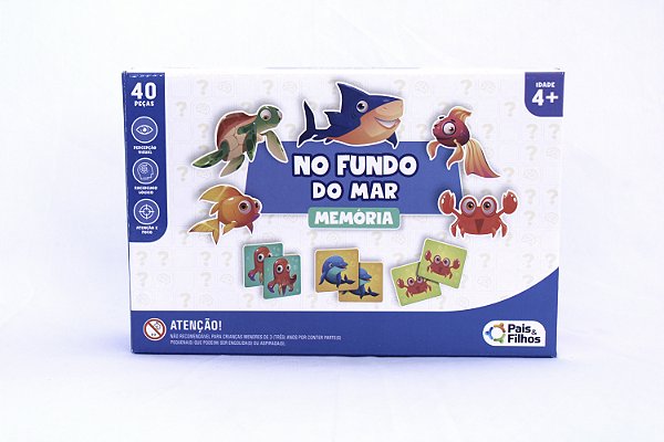 Jogo da Memória - No Fundo do Mar