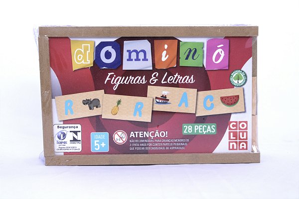 Dominó Figuras e Letras