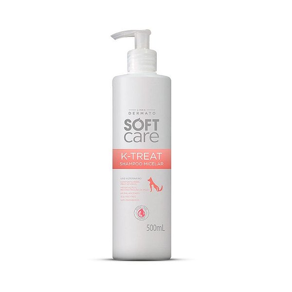 Shampoo Micelar para Pele Alérgica K-Treat Soft Care 500 ml