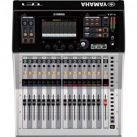 Mesa de Som Yamaha TF1 Digital 16 Canais Bivolt Preta/Prata