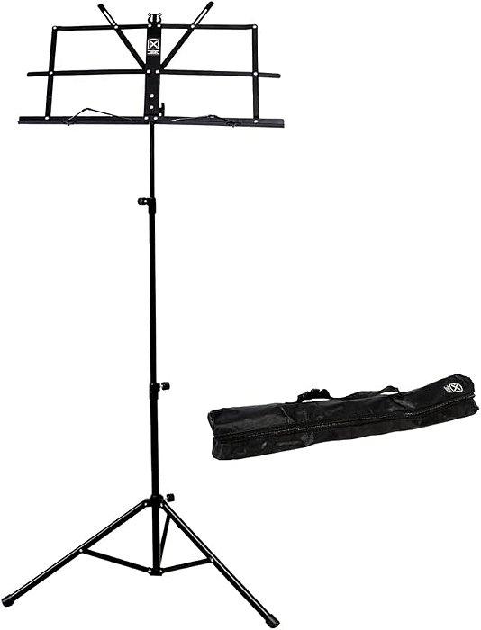 Estante Partitura Suporte Pedestal Cavalete Bolsa Ferro