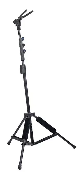 Suporte Palco Violão Baixo Guitarra Ask Sgp Porta Paleta Cor Preto Fosco