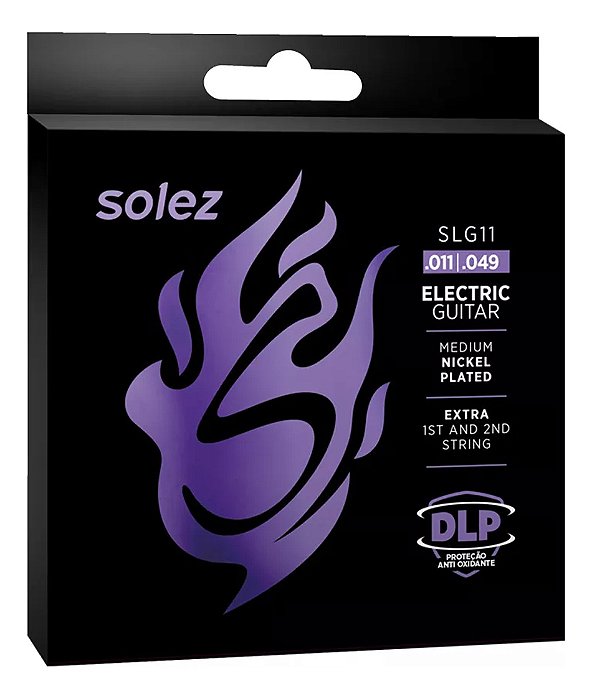 Encordoamento Jogo De Cordas Solez P/ Guitarra 011 - Slg11