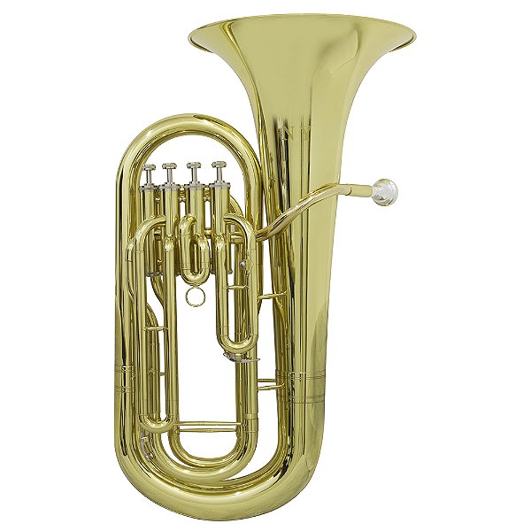 Bombardino Euphonium 4 Pistos Ep 240 Laqueado Dourado Com Case New York