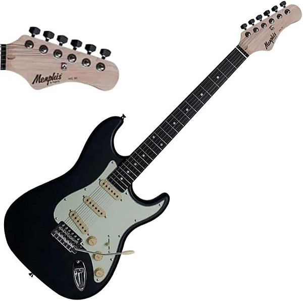 Guitarra Tagima Stratocaster Mg30 Memphis Black