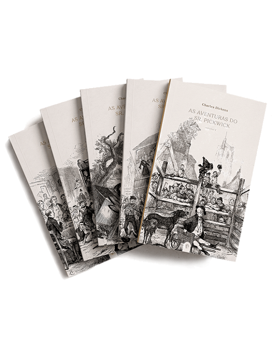 COLEÇÃO: Charles Dickens | As Aventuras do Sr. Pickwick (5 livros)