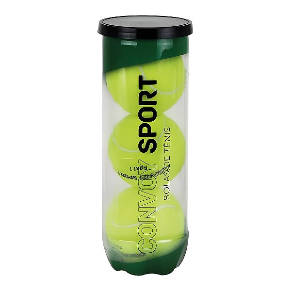 BOLA DE TÊNIS - KIT COM 3 UNIDADES - CONVOY SPORT