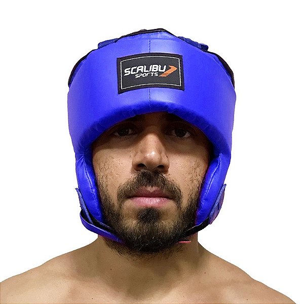 PROTETOR DE CABEÇA EM COURINO - SCALIBU SPORTS