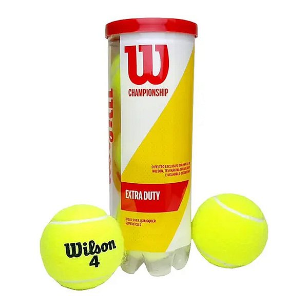 BOLA DE TÊNIS CHAMPIONSHIP EXTRA DUTY - WILSON