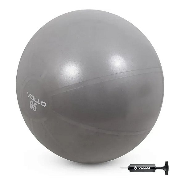 Bola Suíça Gym Ball 65 cm com Bomba - Vollo