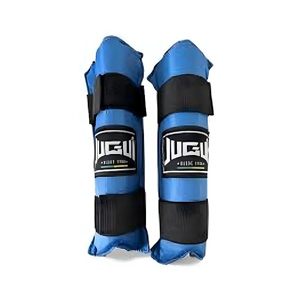 ANTEBRAÇO OU CANELEIRA SEM PÉ AZUL- VELCRO - JUGUI
