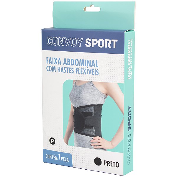 FAIXA ABDOMINAL COM HASTES - CONVOY