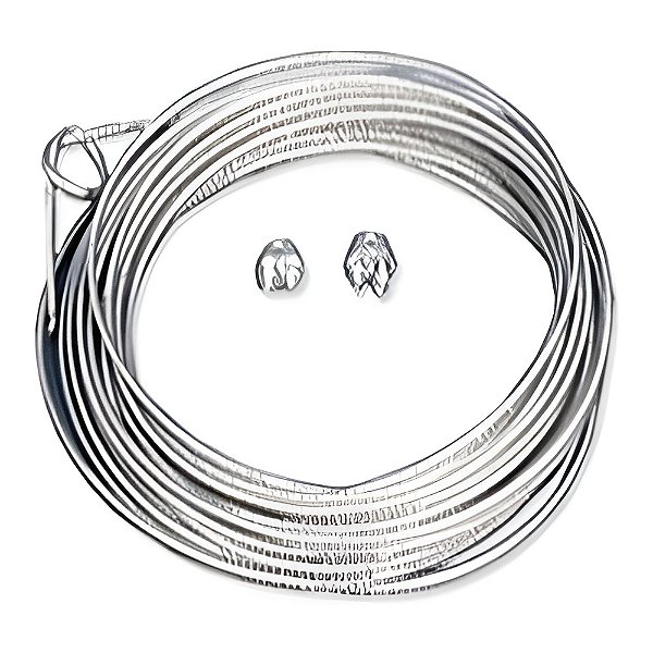 CABO DE AÇO REVESTIDO 2,4 MM × 14 M PARA REDE - REDESPORT