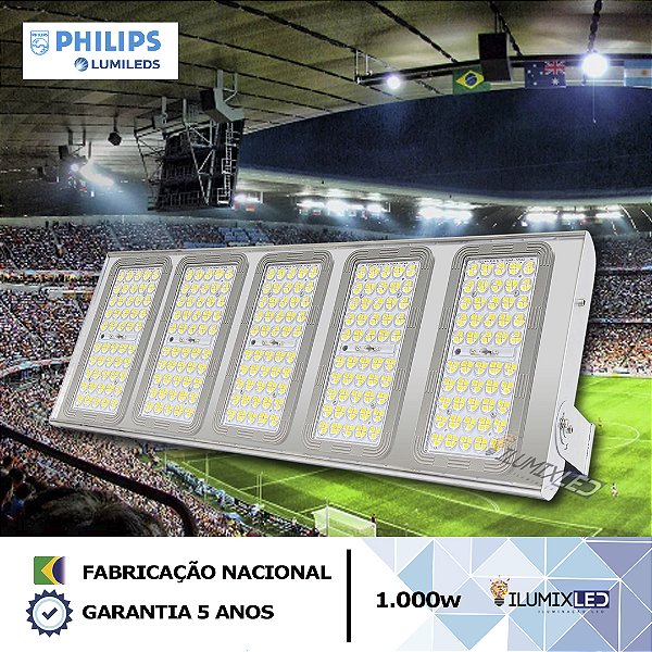 MODULAR LED STADIUM 1.000w Modular | Bivolt | IP66 | 160.000 Lúmens | LED PHILIPS | LINHA PROFISSIONAL