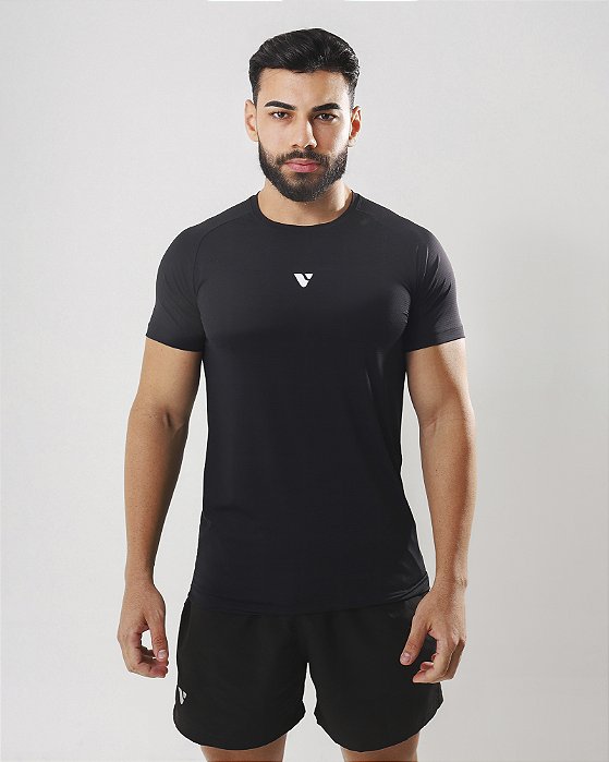Camiseta Masculina Dry Fit Symbol Focus - Preto
