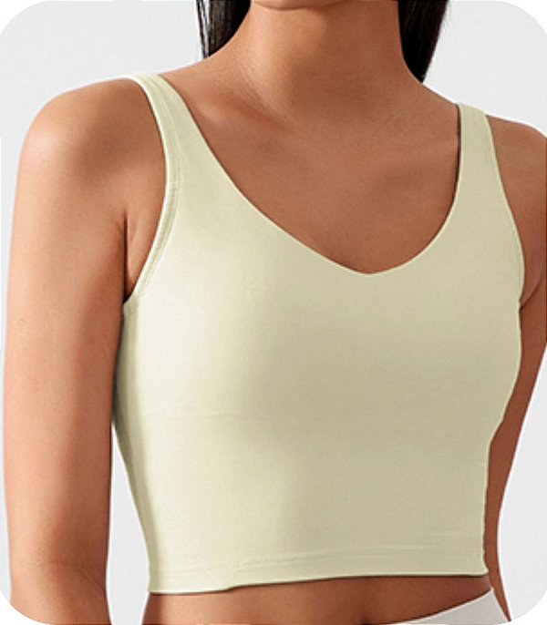 Top Lubi Sports Bra Creme
