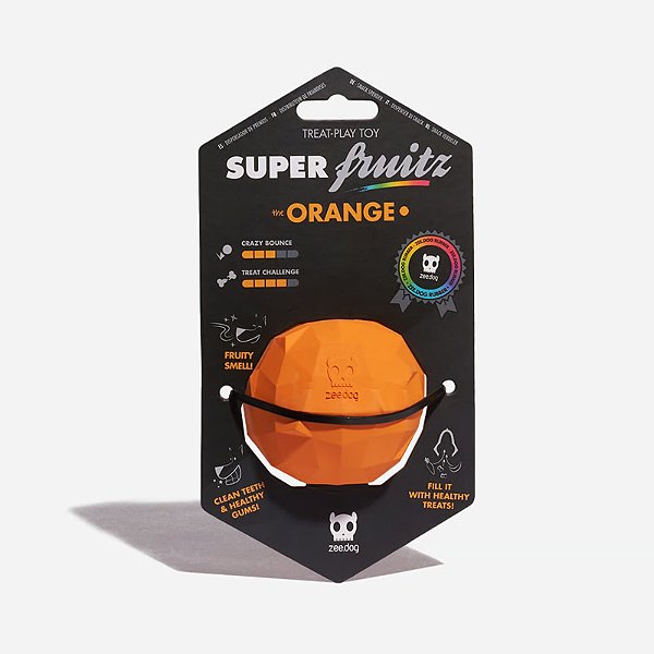 Brinquedo Zee Dog Super Laranja