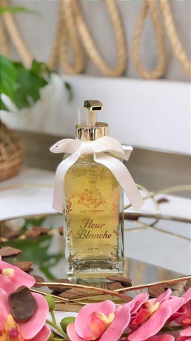 SABONETE LÍQUIDO GLITER FLEUR BLANCHE 250 ML