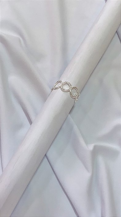 ANEL DE PRATA 925 CRAVEJADO