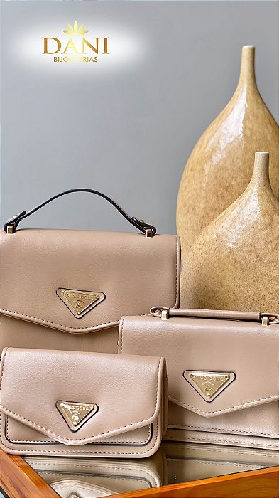 Kit bolsa feminina elegante