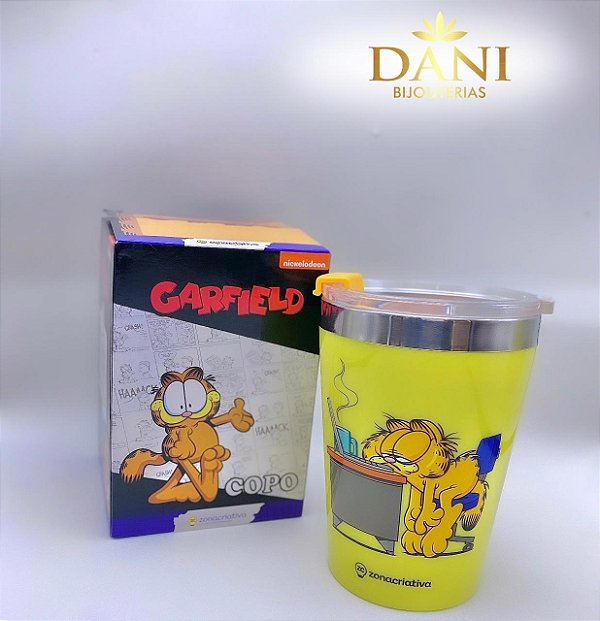 Copo Térmico Garfield – Zona Criativa (Modelo “Modo Soneca Ativado”)