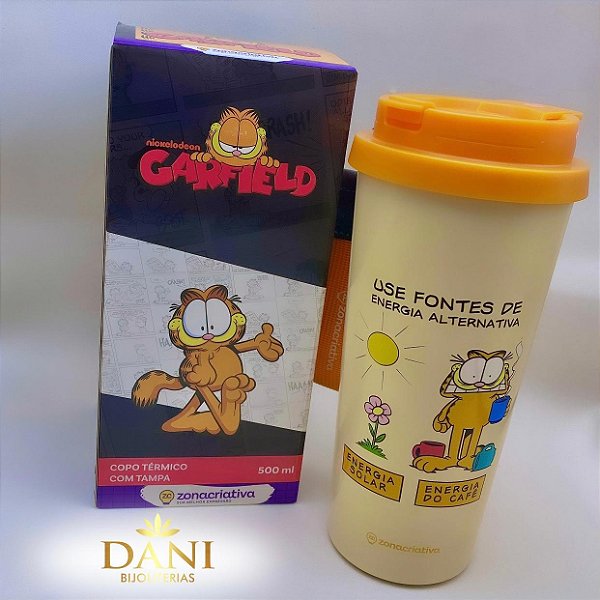 Copo Térmico Garfield Energia Alternativa – Zona Criativa 500ml