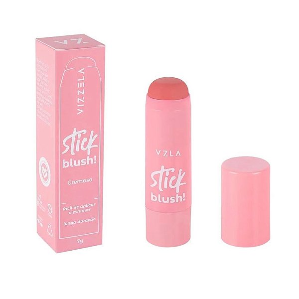 Blush Stick Cremoso Vizzela - Cor 1 (Natural)