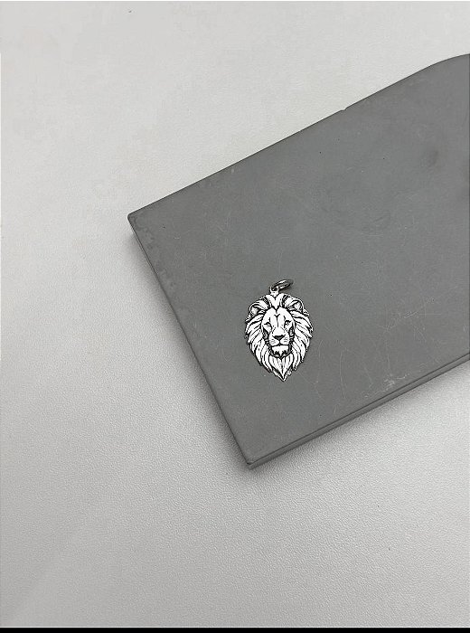 Pingente Leão em Prata 925