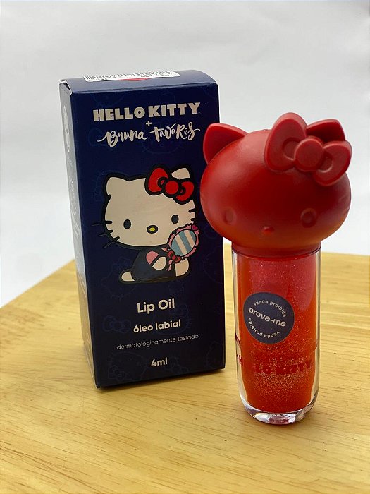 ÓLEO LABIAL HELLO KITTY + BRUNA TAVARES - LOVE