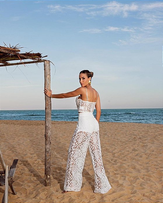 CALÇA PANTALONA RENDA