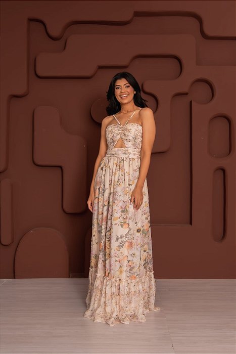 VESTIDO FLORAL LN BRAND
