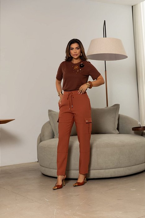 CALÇA ALFAIATARIA CARGO