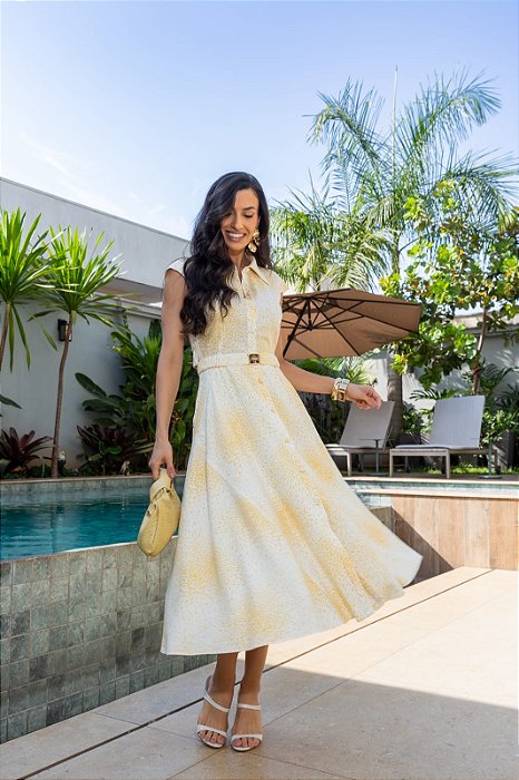 VESTIDO LINHO CHEMISE