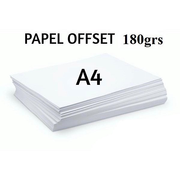 Papel Offset  100 Folhas 180g A4 Branco para Cartões de Visitas,Certificados,Tags e Artesanato