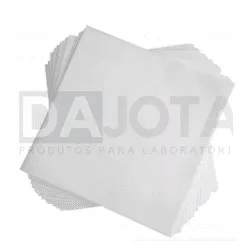 Papel Filtro Qualitativo Quadrado, Pacote com 100 und