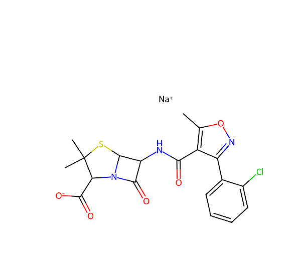 [642-78-4] Cloxacilina Sal Sódico (Cloxacillin Sodium Salt)