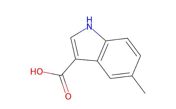 [10242-02-1], 1H-Indole-3-carboxylic acid, 5-methyl-, 98%, 100mg