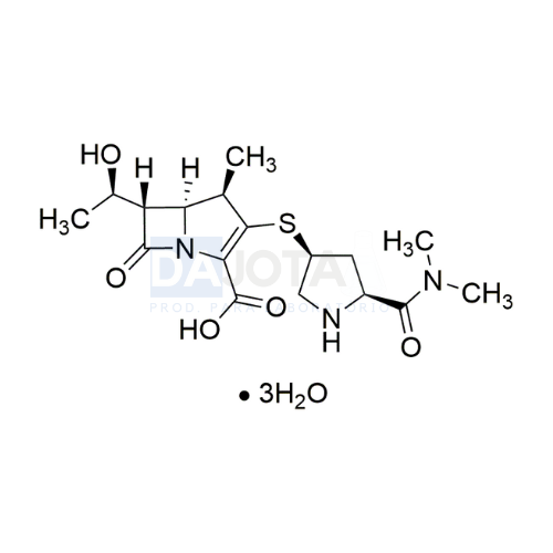 [119478-56-7] MEROPENEM TRIHIDRATADO , 1G