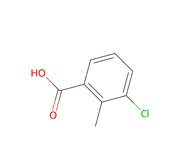 [7499-08-3], 3-Chloro-2-methylbenzoic acid, 98%, 1g