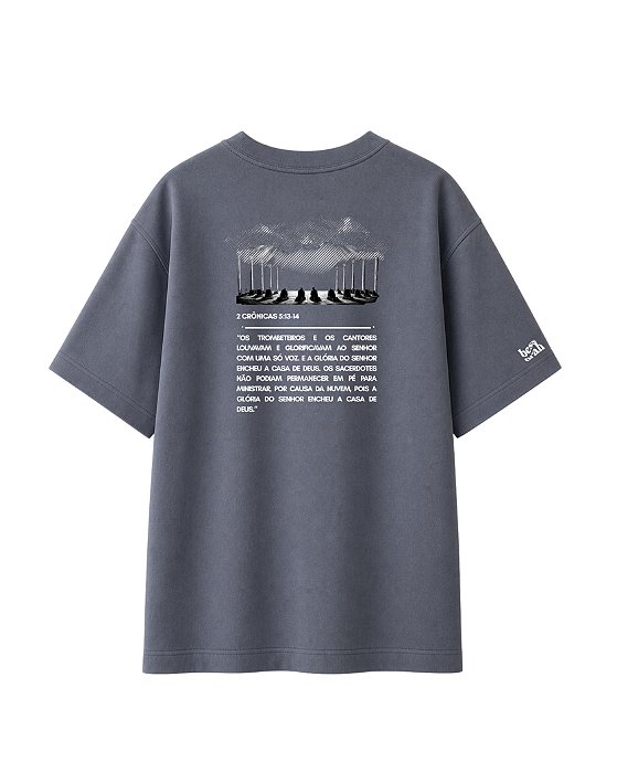 CAMISETA 6 (Cristo Vive) CINZA
