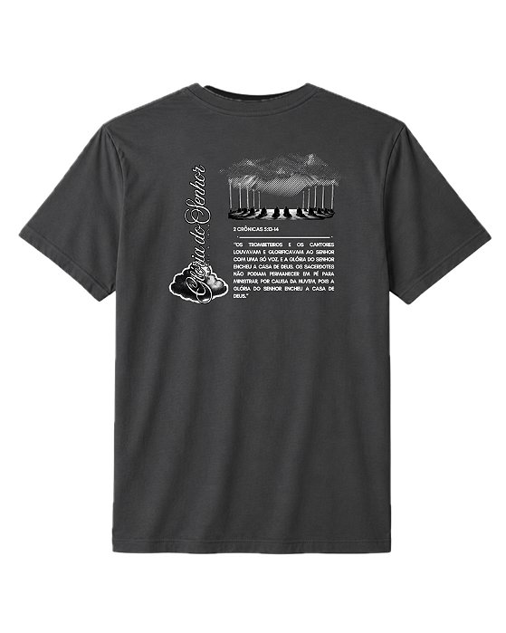 CAMISETA COMUM (Cristo Vive) Cinza
