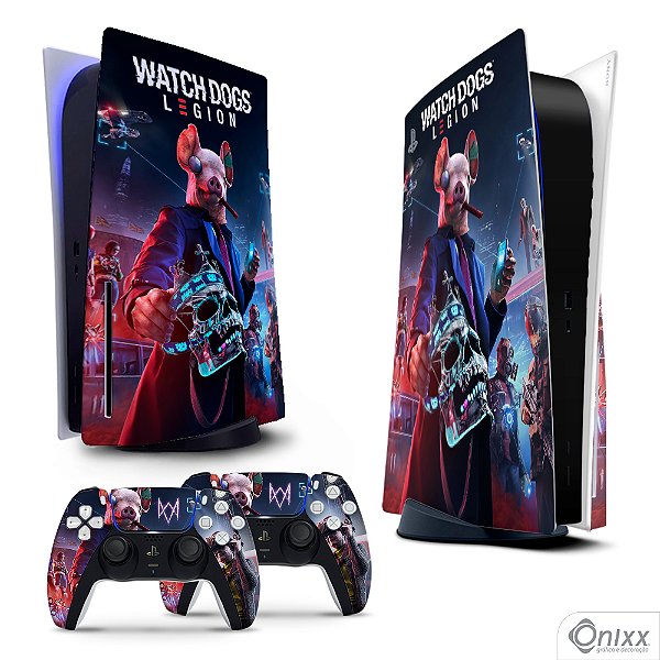 Skin PS5 Adesiva Watch Dogs Legion