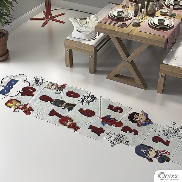 Amarelinha Mini Heróis