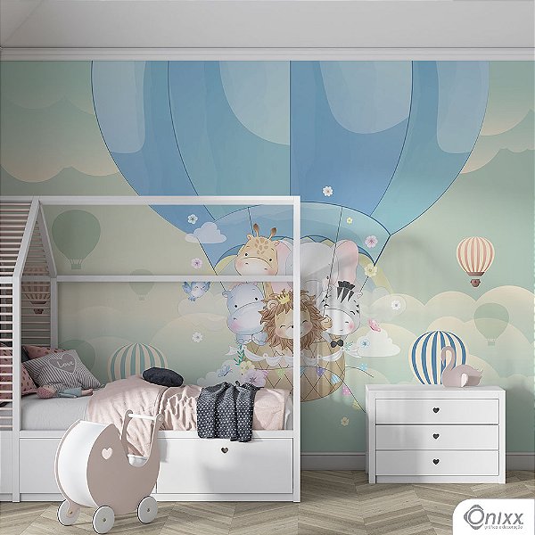 Painel Adesivo Balão dos Animais