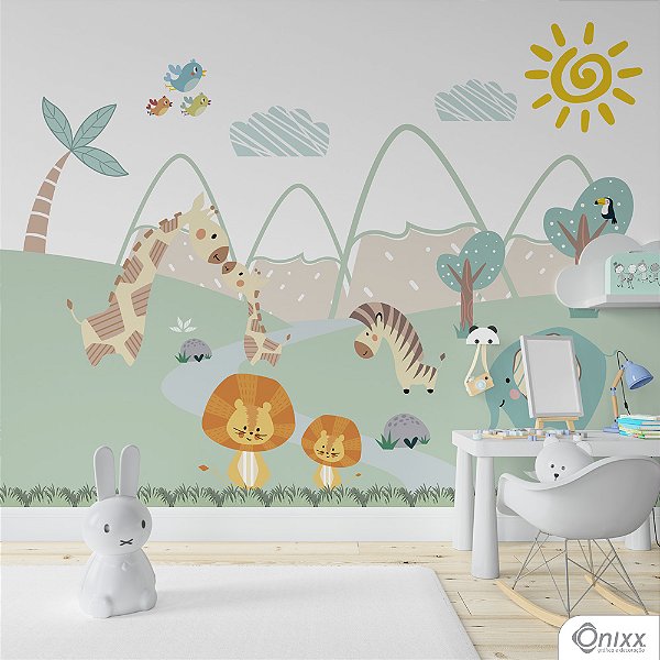 Painel Adesivo Selva