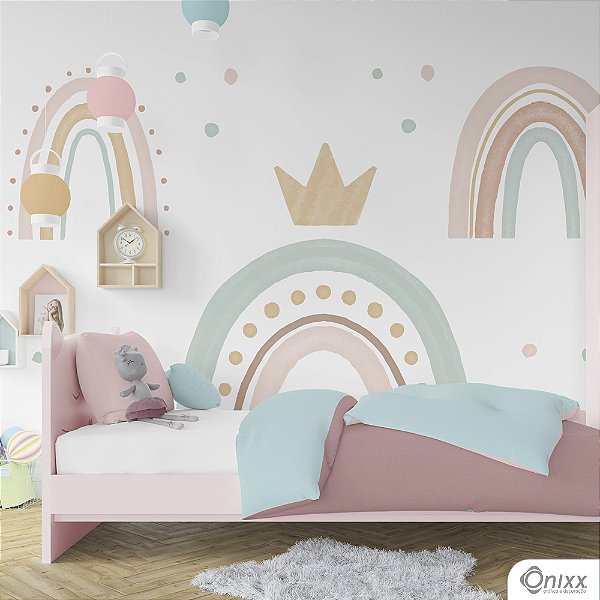 Painel Adesivo Arco-Íris Encantado